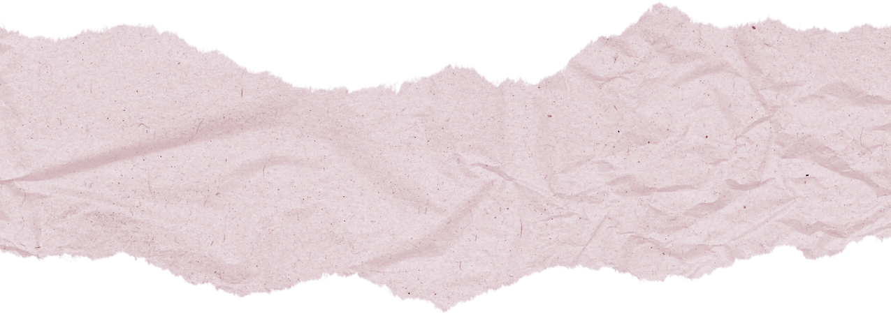 Pink Torn Paper Strip